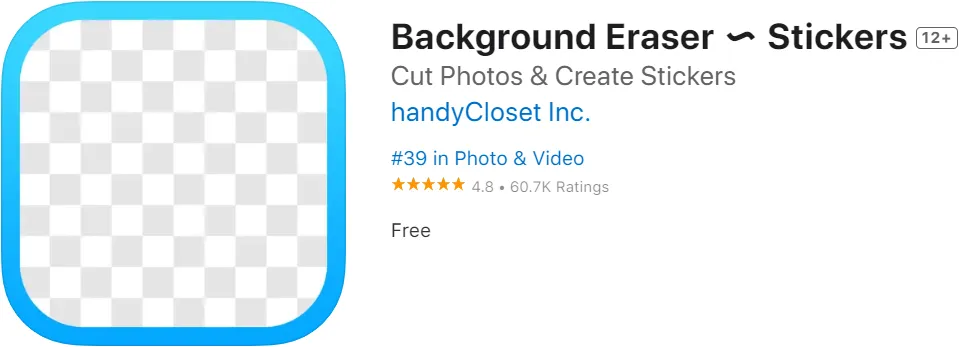 แอพลบพื้นหลัง Background Eraser App
